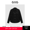 GXG男装 黑色假两件翻领夹克 冬季热卖夹克 GEX12127874 商品缩略图0
