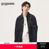 gxg.jeans男装 黑色复古撞色口袋时尚宽松牛仔衬衫外套 25秋热卖 商品缩略图0