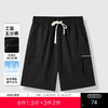 GXG男装25夏季日系工装时尚抽绳松紧腰轻薄休闲直筒男式五分短裤K&C 商品缩略图0