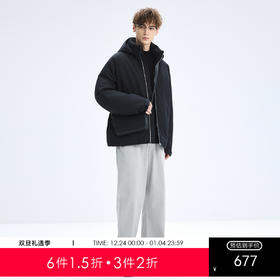 gxg.jeans男装男士连帽羽绒服2025冬款锁温保暖日常户外通勤青少年必备外套K&C