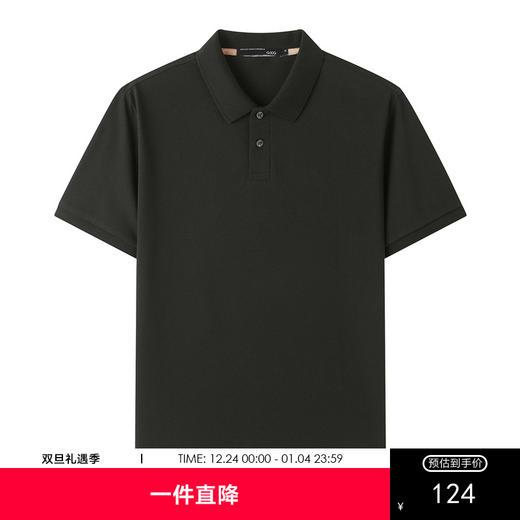 GXG男装夏季时尚简约男式商务翻领t恤Polo衫K&C 商品图0