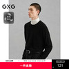 GXG男装黑色低领毛衣男士通勤打底衫 24年冬G24X204045 商品缩略图0