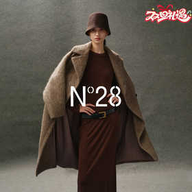 N°28 100%耗牛绒毛呢大衣女秋冬中长款高级感呢子外套8855A1D877