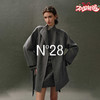 N°28 翻领羊毛呢大衣女秋冬2025新款系带收腰呢子外套8855A1D617 商品缩略图0