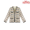 【破价】气质蓝金格纹小香风经典外搭短款外套8332W238 商品缩略图0