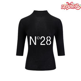 N°28 2025秋季薄款毛针织衫透气提花长袖针织衫895381T047 