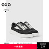 GXG通勤男鞋经典百搭黑白撞色休闲板鞋休闲帆布鞋 商品缩略图0