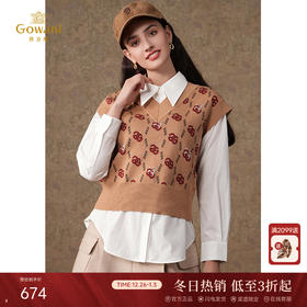 乔万尼秋冬背心毛衣毛针织衫ET3M772