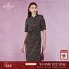 乔万尼规则印花桑蚕丝飘带领真丝连衣裙EI2E836 商品缩略图0