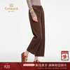 乔万尼2025秋新品复古摩卡棕袋盖设计显瘦直筒裤ED3F266 商品缩略图0