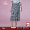 乔万尼百褶半身裙夏季新品显瘦百搭油画风设计师款ET2D305 商品缩略图0