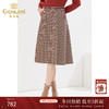 乔万尼绵羊毛半身裙复古A版显瘦高级感EI4D515 商品缩略图0