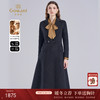 【羊绒】乔万尼精致职场简约收腰飒爽高级感保暖中长款羊毛呢大衣ES4A472 商品缩略图0