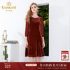 乔万尼春季通勤韩版宽松时尚九分袖连衣裙中长款裙EN1E916 商品缩略图0