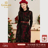 乔万尼秋冬新款绵羊毛连衣裙精致高级法式雕花设计EI4E500 商品缩略图0