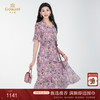 【罗马花园】乔万尼新品罗马花园印花茶歇中长款连衣裙ED2E525 商品缩略图0