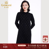 乔万尼秋冬羊毛连衣裙新款黑色针织长袖法式高级感小个子打底EF4M247 商品缩略图0
