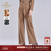 乔万尼新品100%绵羊毛高级感立体剪裁质感显瘦直筒裤ED4F738 商品缩略图0