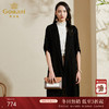 乔万尼风衣新款女时尚洋气流行休闲黑色外套薄款中长款夏ES2A113 商品缩略图0