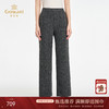 乔万尼2025冬新品高级大象灰高智穿搭直筒裤ED4F705 商品缩略图0