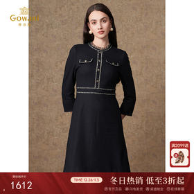 乔万尼新款女冬季羊毛连衣裙针织法式千金感ET4E837