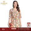 乔万尼夏季衬衣桑蚕丝印花收腰真丝上衣EB2C807 商品缩略图0
