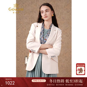 乔万尼新品短外套减龄通勤感修身西装ET3B693