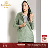 乔万尼秋装女宽松直筒气质简约连帽风衣外套女短款EN3B356 商品缩略图0