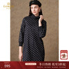 乔万尼秋冬新款连衣裙针织保暖高领打底裙廓形显瘦EI4E527 商品缩略图0