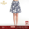 乔万尼夏季简约格子花朵半身裙EB2D822 商品缩略图0