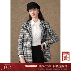 乔万尼绵羊毛西装外套英伦风EM4B546