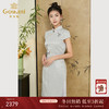 乔万尼新中式改良版旗袍连衣裙收腰重工提花设计ET3E673 商品缩略图0