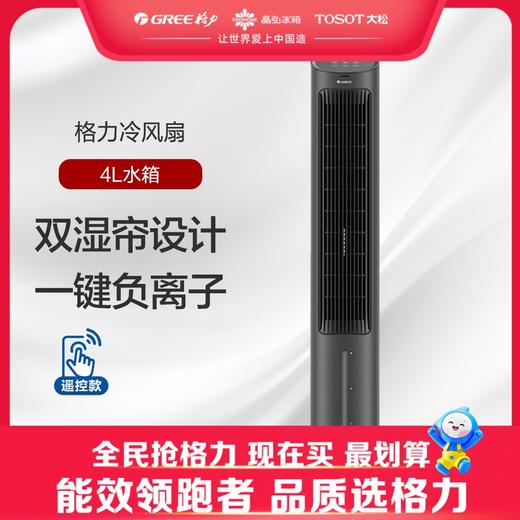 格力·冷风扇 电风扇 KS-04X60Dg 黑色 商品图0