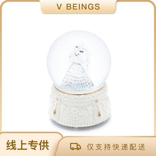 JARLL 100MM 拉丝玻璃结婚款音乐盒 WF1401 商品图0