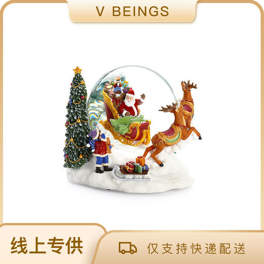 JARLL 150MM 飞天圣诞老人与小孩 GG-MM17047 商品图0