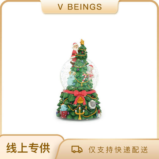 JARLL 120MM 七彩灯饰圣诞树水球 KD2002 商品图0