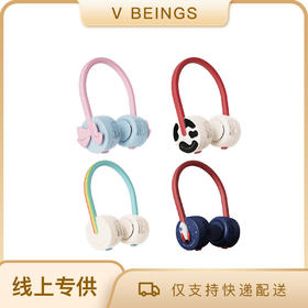 zoyzoii F8挂脖风扇儿童usb充电风扇懒人usb可充电迷你小型随身可爱便携式无叶超静音挂颈脖风扇节日礼物