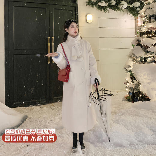 <曾小咸推荐>现货秒杀 ！微信超特价！韩系毛呢大衣 日常429.99 立减260 秒杀169.99！！ 商品图3