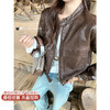 <曾小咸推荐>现货秒杀 ！微信超特价！美式机车风pu皮衣夹克 日常299.99 立减160 秒杀139.99！！ 商品缩略图1