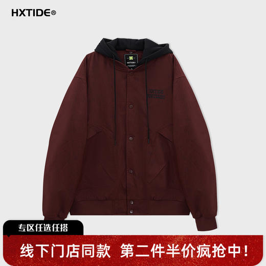 【新品上新】HX 冬季短款带帽棉服C112540013101 商品图6