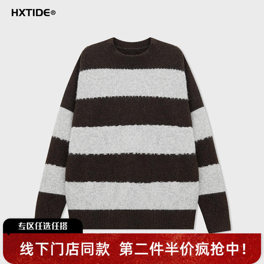 【新品上新】HX 冬季圆领毛衫C107540021101 商品图5