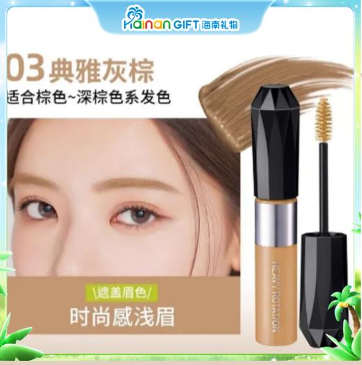 奇士美HEAVY ROTATION染眉膏 03 典雅灰棕 8g 商品图0