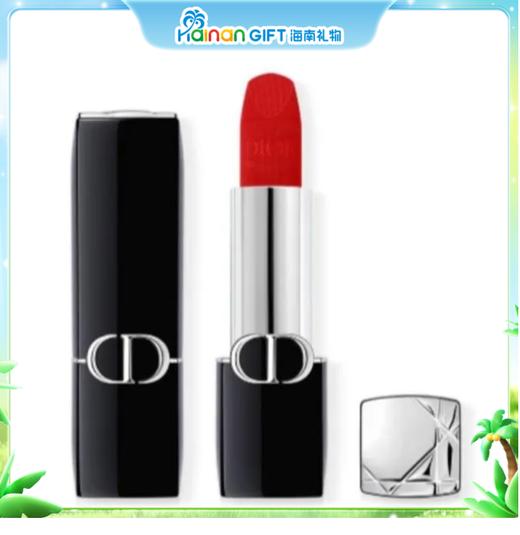 Dior迪奥蓝金唇膏新款口红999#丝绒经典红 商品图0