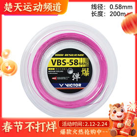 胜利威克多VICTOR羽毛球线 VBS-58N_RL大盘线高弹羽毛球线