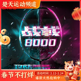 李宁LI-NING战戟8000羽毛球拍明星同款战拍全面控制型全碳素球拍 战戟8000