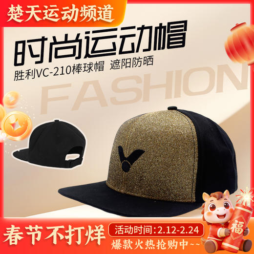 威克多VC-210配件运动遮阳太阳帽鸭舌帽 商品图0