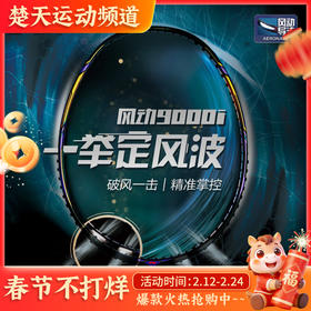 李宁羽毛球拍风动9000白金/风动9000C/风动9000D/风动9000I 李宁高端拍风动导流【特卖】