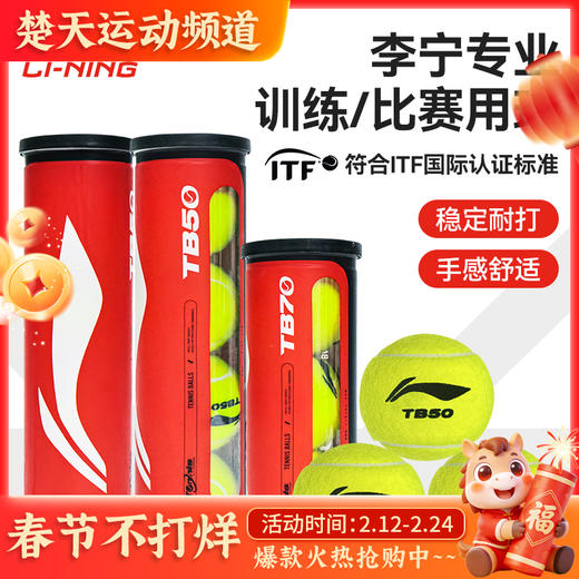 李宁网球TB20 网球TB50 网球TB70 商品图0