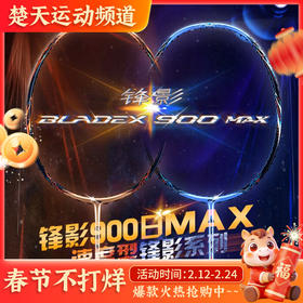 李宁LI-NING全碳素羽毛球拍锋影900MAX 日月速度型双打概念球拍 锋影900日/月MAX【灵活掌控】