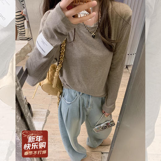 <曾小咸推荐>2.15现货秒杀 ！微信超特价！3色圆领打底衫 日常99.99 立减40 秒杀59.99！！ 商品图2